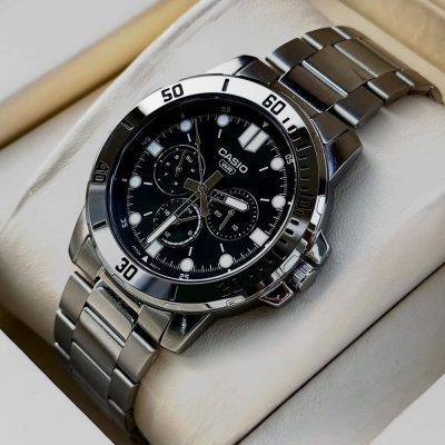 ساعت مردانه سه موتوره کاسیو مدل MTP-VD300D-1EUDF VIP | Leva Watch